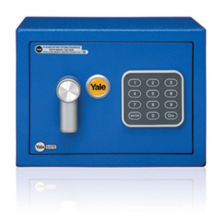 Yale Value Safe mini modrý