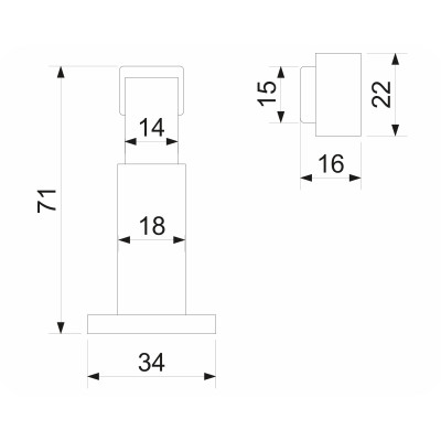 RDS.050.BRNI magnetické zastavení  RDS.050.BRNI magnetické zastavení