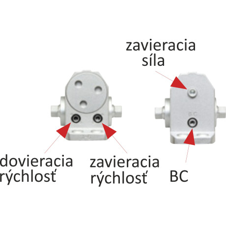 RZ4000 dveřní zavírač