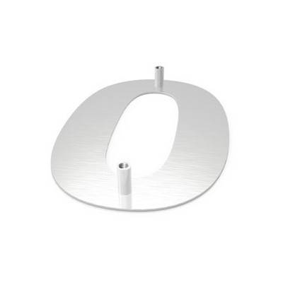 číslo "0" 155mm nerez