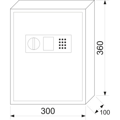 KS48 sejf na klíče KS48 sejf na klíče