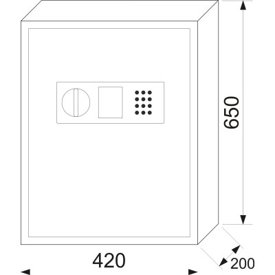 KS133 sejf na klíče KS133 sejf na klíče