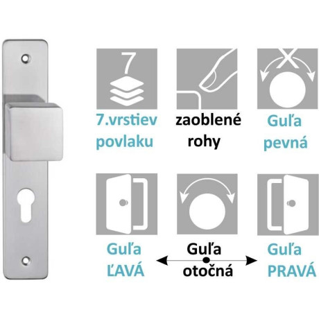 Koule hranatá satén D