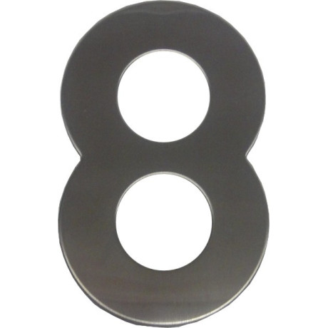 číslo 145mm nerez "8"
