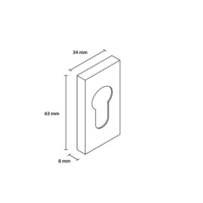 Dolní štít hranatý TOPAZ na vložku NNPR
