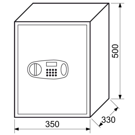 RS50.LCD sejf elektronický