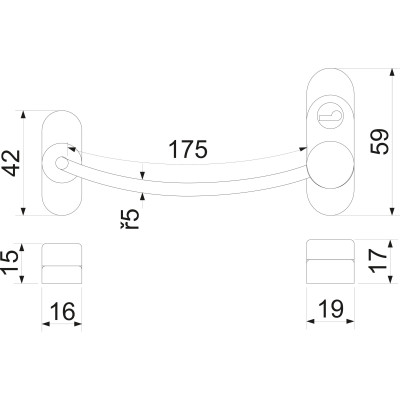 RHL.LZ.RAL8003.SH bezpečnostní lankový zámek