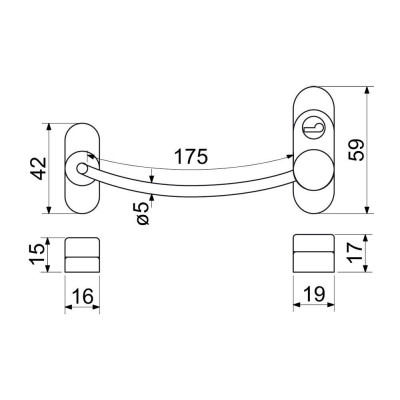 RHL.LZ.RAL9006.S bezpečnostní lankový zámek RHL.LZ.RAL9006.S bezpečnostní lankový zámek