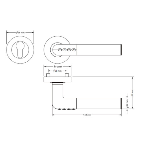 Smart Handle H.02 inteligentní klika