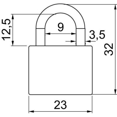 RV.2402.20 visací zámek RV.2402.20 visací zámek