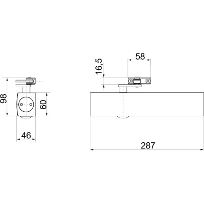 TS4000 zavírač s ramínkem bílý TS4000 zavírač s ramínkem bílý