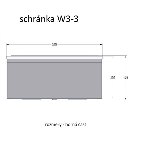 W3 - 3 poštovní schránka RAL9006