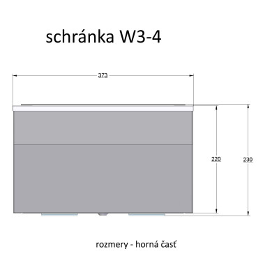 W3 - 4 poštovní schránka RAL9006 W3 - 4 poštovní schránka RAL9006