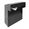 W3 - 4 poštovní schránka černá