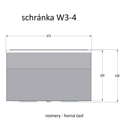 W3 - 4 poštovní schránka černá