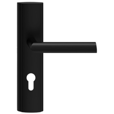 MIRO vchodová klika černá 72mm pravá VMICZP