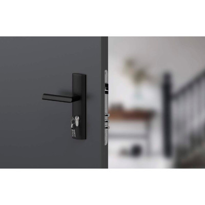 MIRO vchodová klika černá 72mm levá VMICZL