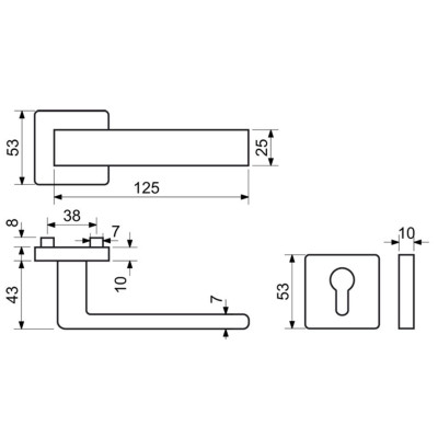 RK.C1.MILANO.PZ.NIMAT klika na dveře