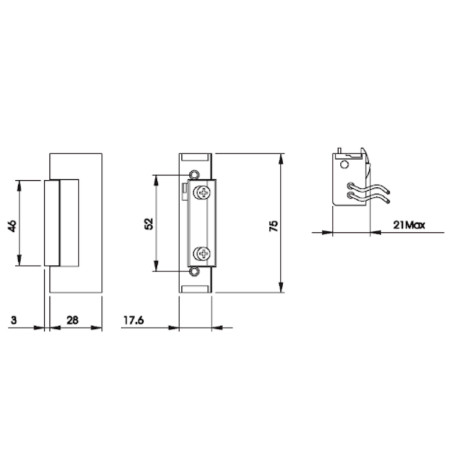 ISEO elektrozámek 040020