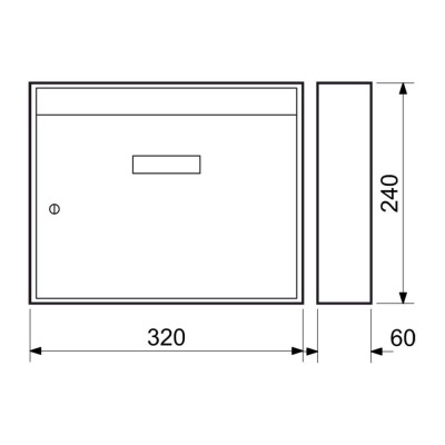 BK24.D.AM poštovní schránka BK24.D.AM poštovní schránka