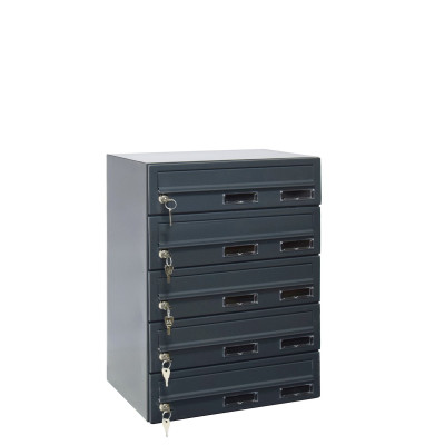 M37 / 5 RAL7016 modulová schránka M37 / 5 RAL7016 modulová schránka