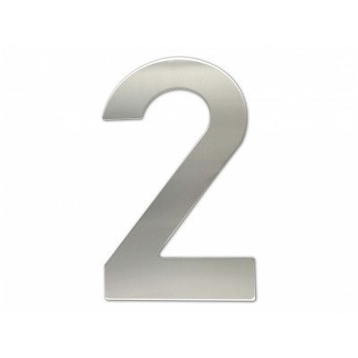 Číslice "2" fasádní 200mm NEREZ S Číslice "2" fasádní 200mm NEREZ S