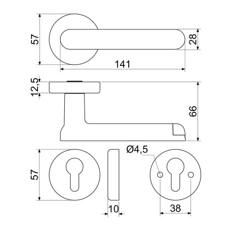 Smart Touch Handle H.03 inteligentní klika