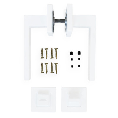 K01 WC klika na dveře bílá