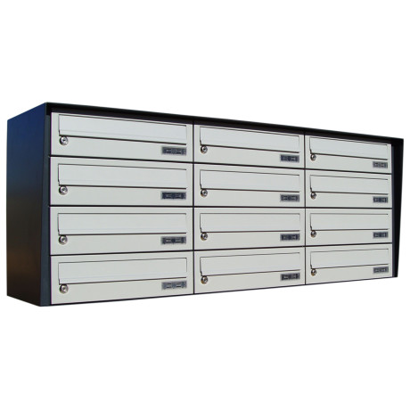 Sestava schránek jednostranných - 3. stranní opláštění " PŘÍKLAD "