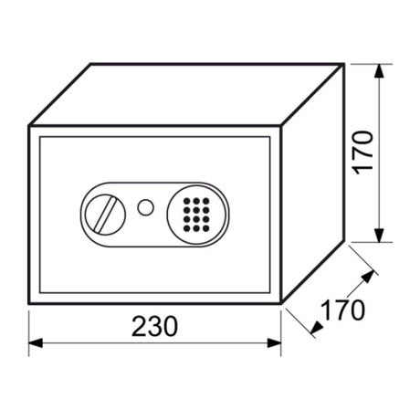 RS.17.EDN.B mechanický trezor