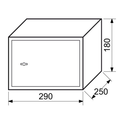 RS18.K sejf mechanický RS18.K sejf mechanický