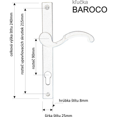 BAROCO klika + madlo BAROCO klika + madlo