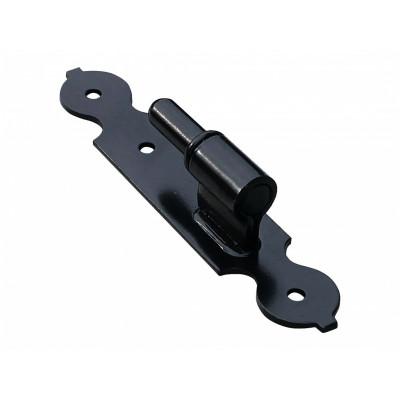 Závěs ozdobný rohový černý lak (sada 2ks)