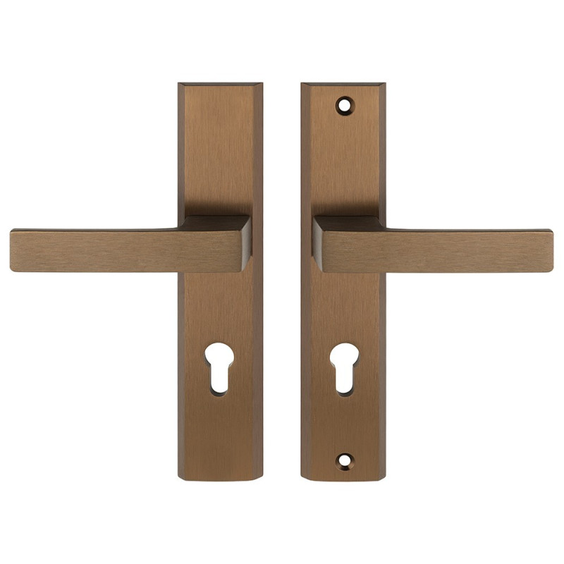 TOTAL vchodová klika-klika bronz 72mm levá T72PL TOTAL vchodová klika-klika bronz 72mm levá T72PL