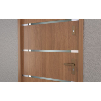 TOTAL vchodová klika-klika bronz 72mm levá T72PL