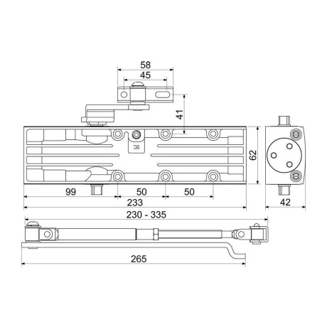 RZ.2024.BC.S  dveřní zavírač