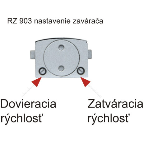 RZ.903.CE dveřní zavírač