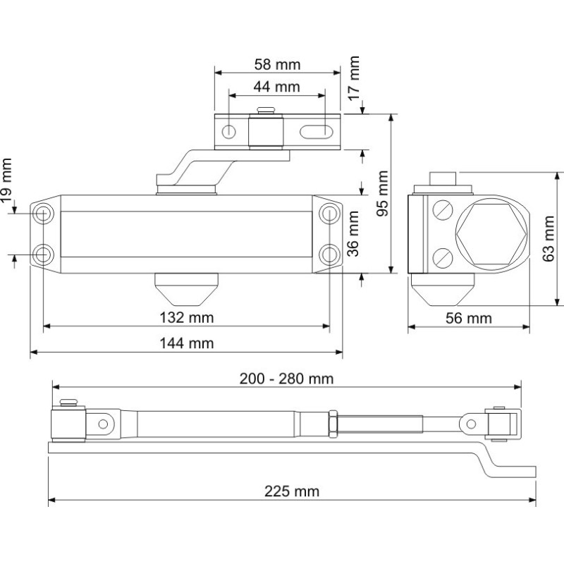 RZ 202 AR zavírač