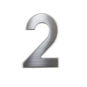 Číslice "2" 75mm nerez