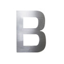 RN.75L.B.N písmeno 75mm "B" nerez