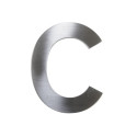 RN.75L.C.N písmeno 75mm "C" nerez