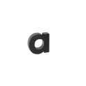RN.100LV.A.AL.CE písmeno "a" černé