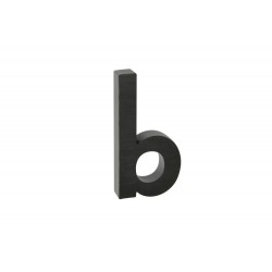 Písmeno "b" 3D černé 