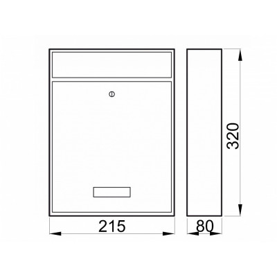 poštovní schránka TECH