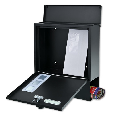 3667 poštovní schránka černá