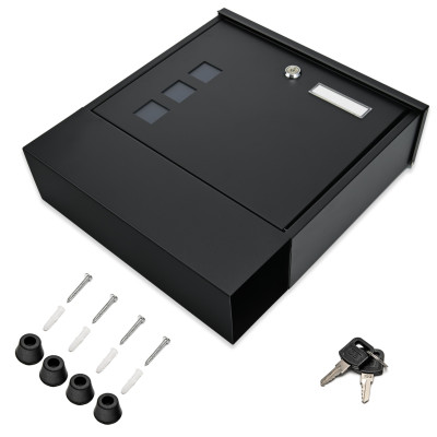 3667 poštovní schránka černá