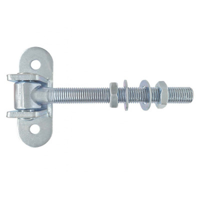 Závěs nastavitelný ovál plotna M16 BZn Závěs nastavitelný ovál plotna M16 BZn