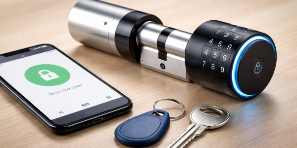 Smart cylindrické vložky: Moderní zabezpečení bez klíčů